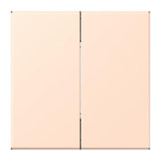 Jung - Sender/Fernbedienung für Installationsschalterprogramme Hue Funk-Wandsender Set FOH LC 995 228 rose pale (32091)
