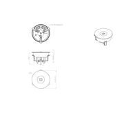 RP-Technik - Sicherheitsleuchte LED-Sicherheitsleuchte ILEL421SC Einbau, Linsensystem