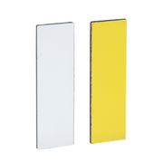 Schneider Electric - Bezeichnungsschild für Befehlsgeräte Leerschild ZBY0102 ws/ge 8x27 − 10 Stück