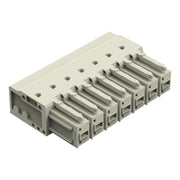 WAGO - Leiterplattensteckverbinder THTFederleiste abgewinkelt 831-3527 Maß 7,62mm,lgr − 12 Stück