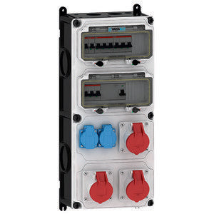 Bals Elektrotech - CEE-Steckdosen-Kombination (IEC 60309) Steckdosen-Kombination 89106 Größe XL