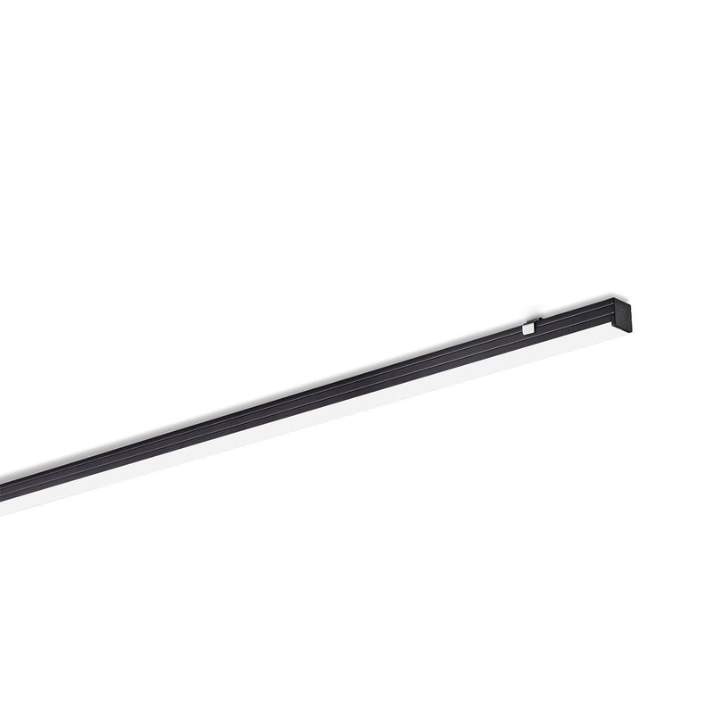Radium Lampenwerk - Zubehör/Ersatzteile für Lichtschlauch/-band Aluprofil m.Abdeckung 2m FXZA4574 schwarz