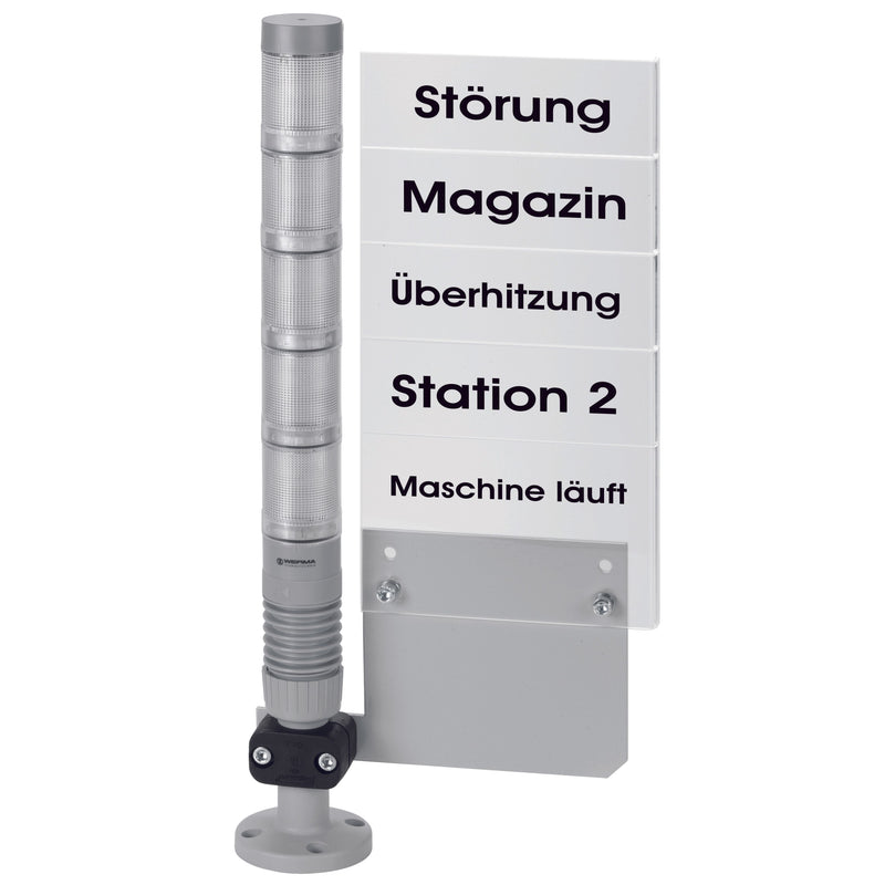 Werma - Zubehör/Ersatzteile für optische/akustische Signalgeräte Beschriftungstafel 96063009 komplett RM