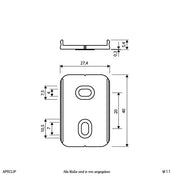 EVN Lichttechnik - Mechanisches Zubehör/Ersatzteile für Leuchten Befestigungs-Clip APRCLIP 2xClip 4xSchrauben