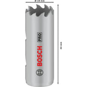 Bosch - Lochsäge PRO Multi Material 2608901493 Lochsäge 19 mm mit