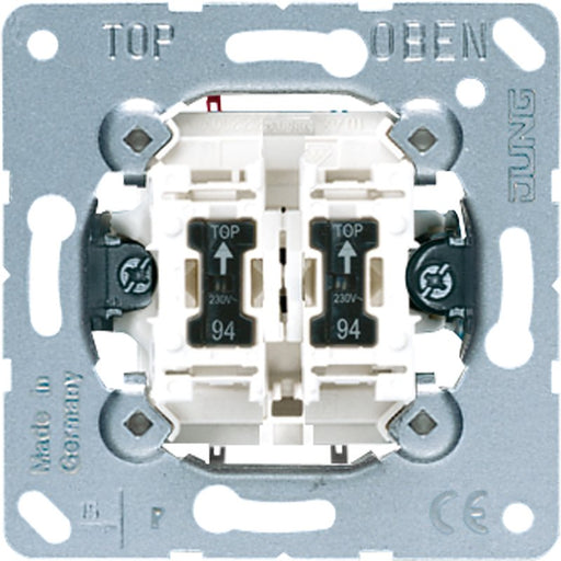 Jung - Installationsschalter Wipp-Kontrollschalter 505 KOU 5 Serie mit 2 Glimmlp