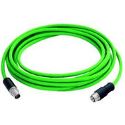 Telegärtner - Konfektionierte Leitung für steckbare Gebäudeinstallation STX M12x1-M12x1 VL X-kod. 100017372 Cat.6A-SFTP-A0050