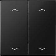 Jung - Sender/Fernbedienung für Installationsschalterprogramme Funk-Wandsender 4-Kanal ENO LS 995 MP SWM graphitschwarz matt