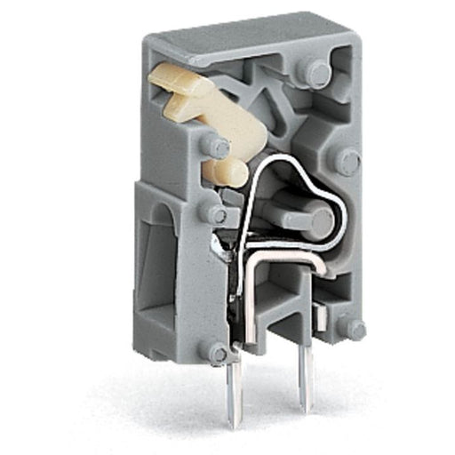 WAGO - Leiterplattenklemme Anreihbare Leiterplattenk. 741-904 Drücker,2,5mm²,gr − 100 Stück