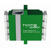 Homeway - LWL-Kupplung Quadro-Kupplung HW-4XLCAPCKGN LC/APC SM