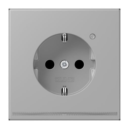 Jung - Steckdose SCHUKO Steckdose LC 1520-O LNW 204 gris moyen (32012)