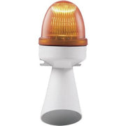 Grothe - Optisches/Akustisches Signalgerät Kombi-Hupe HUPE WL 6301 240V AC orange