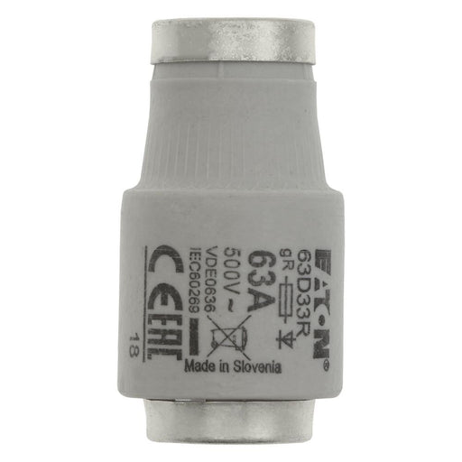 Eaton - D-Sicherungseinsatz Sicherungseinsatz Nieders. SICHERUNG-#63D33R 63A AC 500V 50kA − 25 Stück