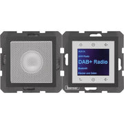 Berker - Elektronik-Gerät für Installationsschalterprogramme Radio mit Lautspr. DAB+, B 30801606 t.,B.x anth