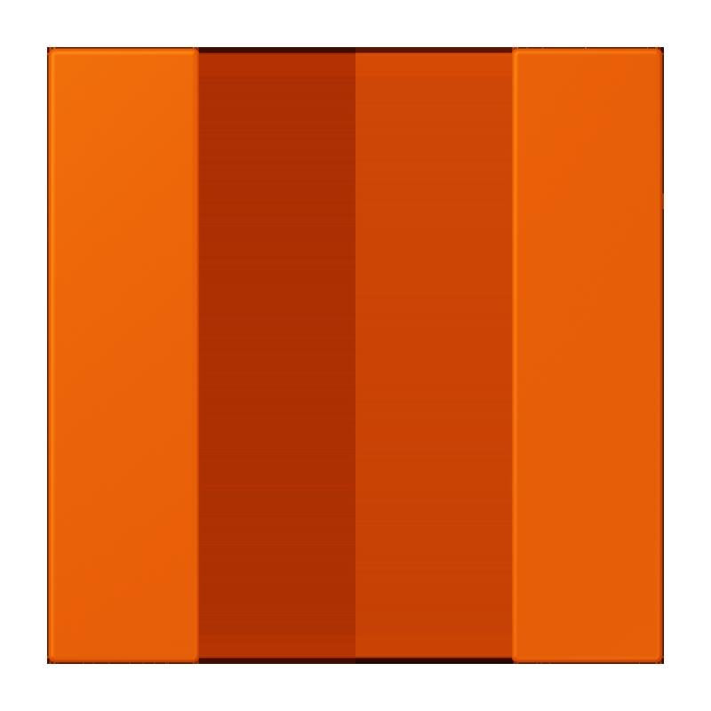 Jung - Abdeckung/Bedienelement für Installationsschalterprogramme Tastensatz 1fach LC 501 TSA 224 orange