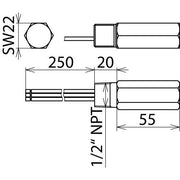 DEHN - Überspannungsableiter für Informations-/MSR-Technik Überspannungsableiter DPI CD EXD 24 N DEHNpipe Ex (d)