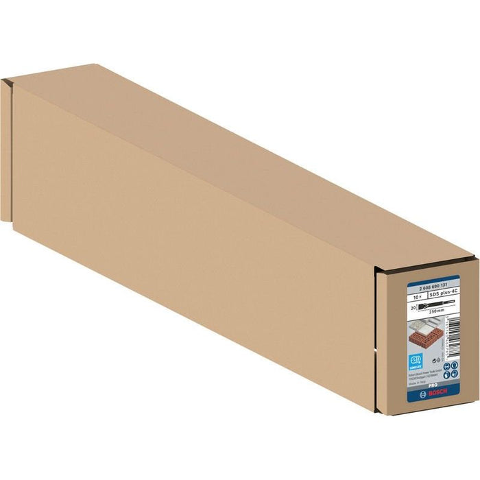 Bosch Power Tools - Maschinenmeißel PRO SDS plus-4C 2608690131 Flachmeißelset 20 x  − 1 Packung
