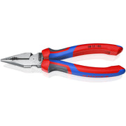 Knipex - Kombizange Spitzkombizange 08 22 185 SB poliert m.2K-Griffen