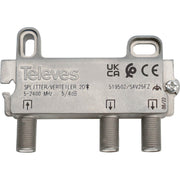 Televes - Abzweiger und Verteiler 2f. SAV25FZ 5-2400Mhz 5dB