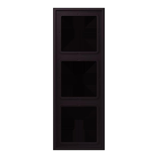 Jung - Abdeckrahmen Rahmen 3-fach LC 983 248 noir divoire