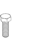 Niedax - Maschinenschraube/Bolzen Schraube SK 8X25 F − 100 Stück