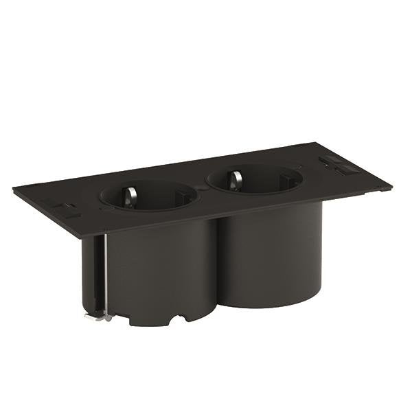 Bachmann - Mehrfachsteckdose DUE Steckdosenleiste 929.000 2x Schutzk., 2m