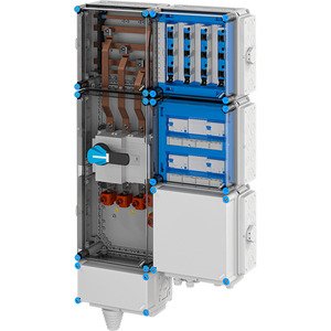 Hensel - Verteilerschrank für Energieversorgung Ladeverteiler Mi EV 22kW 4100 f.4 Ladep. a 22kW