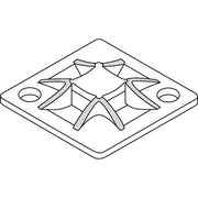 HellermannTyton - Befestigungssockel und -element für Kabelbinder Montagesockel QM40A-PA66-NA-L1 40x40mm natur − 50 Stück