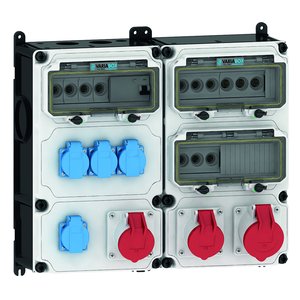 Bals Elektrotech - CEE-Steckdosen-Kombination (IEC 60309) Steckdosen-Kombination 89134 Größe DUO