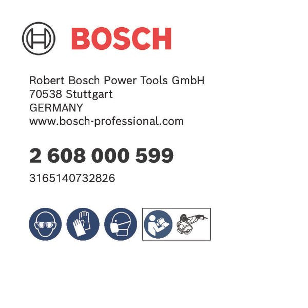 Bosch - Trenn-/Schleifscheibe Lamellenschleifwalze, 19 2608000599 mm, K 120, 100 mm