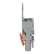 WAGO - Ein- und mehrpolige Klemmenleiste 1-Leiter-Federleiste 769-107/144-000 CAGECLAMP,4mm²,gr − 10 Stück