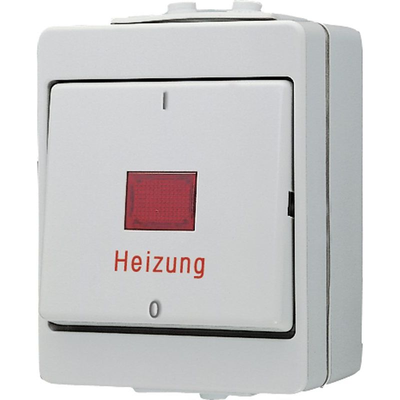 Jung - Installationsschalter Heizung Notschalter 603 HW Aus 3-pol