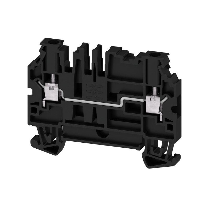 Weidmüller - Durchgangs-Reihenklemme Klemme W2C 4 FT BK Schraubanschl.,4mm² − 50 Stück