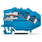 WAGO - Neutralleitertrenn-Reihenklemme Trennklemme 781-643 0,08-4mmq blau