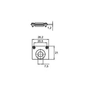 Brumberg Leuchten - Mechanisches Zubehör/Ersatzteile für Leuchten Endstück 88482180