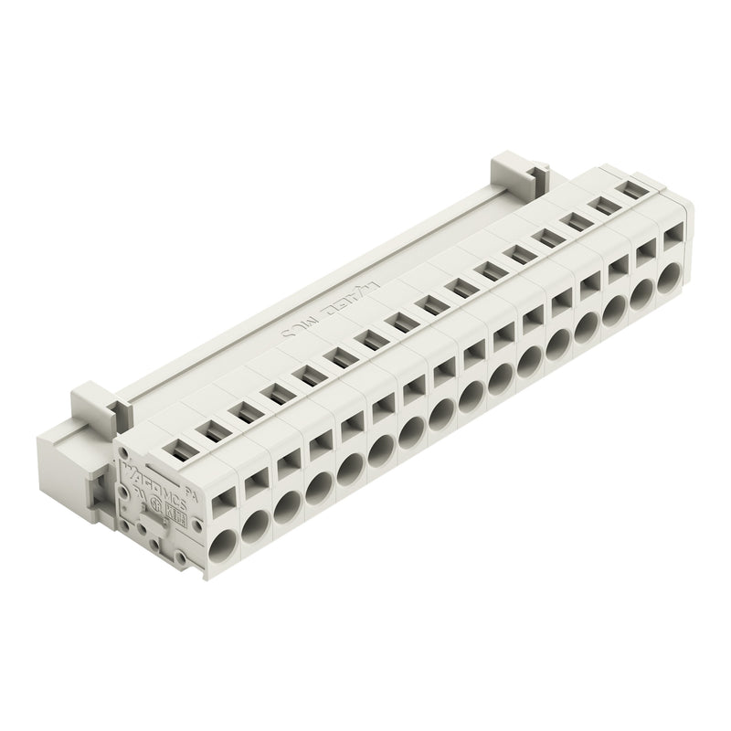 WAGO - Kabelsteckverbinder für Leiterplattensteckverbinder 1-Leiter-Stiftleiste 721-616 CAGECLAMP,2,5mm²,lgr − 25 Stück