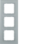 Berker - Abdeckrahmen Glasrahmen 10136414 3fach