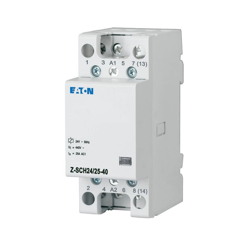 Eaton - Installationsschütz für Reiheneinbau Installationsschütz Z-SCH24/25-40 24VAC/25A/4S