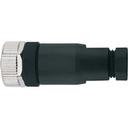 Escha - Rundsteckverbinder, feldkonfektionierbar (Industriesteckverbinder) Kupplung WAKC5K mit PE