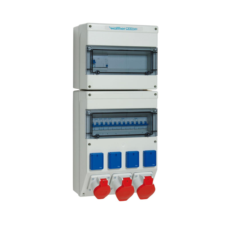 Walther Werke - CEE-Steckdosen-Kombination (IEC 60309) Steckdosekombination 6893201 Kunststoff, 63A − 1 Stück