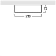 Zumtobel Group - Decken - /Wandleuchte LED - Deckenanbauleuchte MIREL - L mi #42183526 A 1200 - 840 EVG