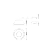 Ledvance - Downlight/Strahler/Flutlicht LED-Downlight DLCTD250P42WMSU19 940