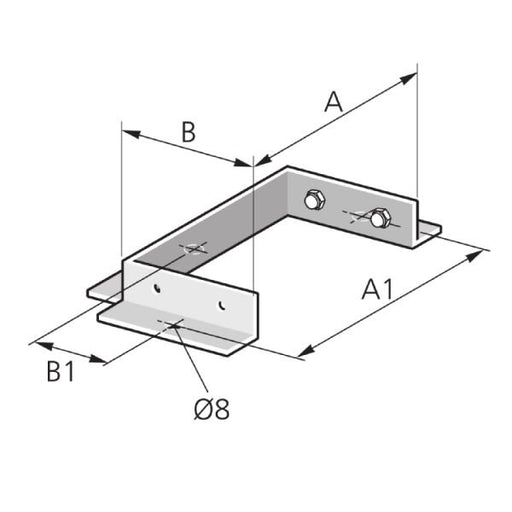 Pflitsch - Endstück für Leitungsführungskanal Endflansch EFO 200/100 S offen − 1 Stück by Pflitsch
