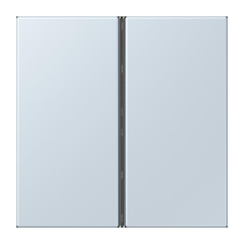 Jung - Abdeckung/Bedienelement für Installationsschalterprogramme Tastensatz 2fach LC 402 TSA 209 outremer pale