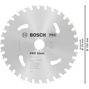 Bosch - Kreissägeblatt PRO Steel cordless 2608837748 Kreissägeblatt 150 x