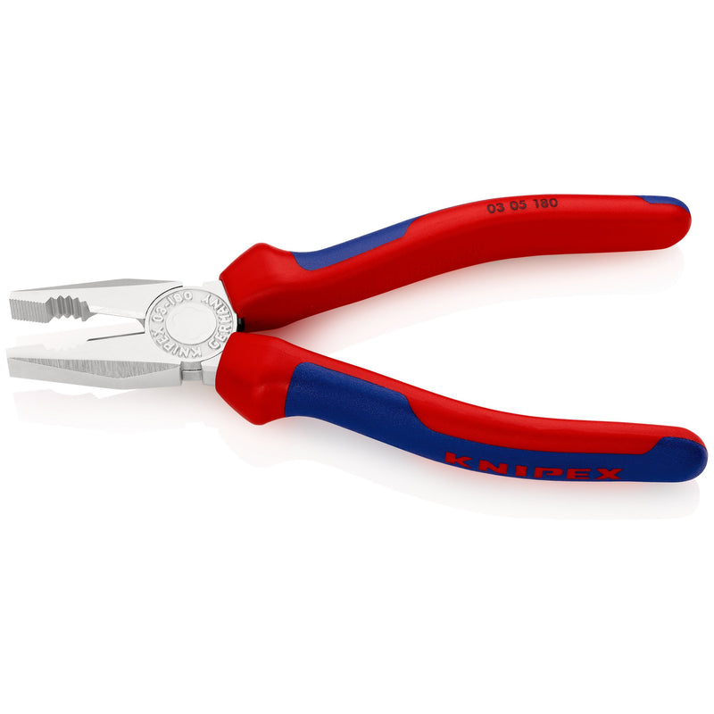 Knipex - Kombizange 03 05 180 SB verchromt, 180mm