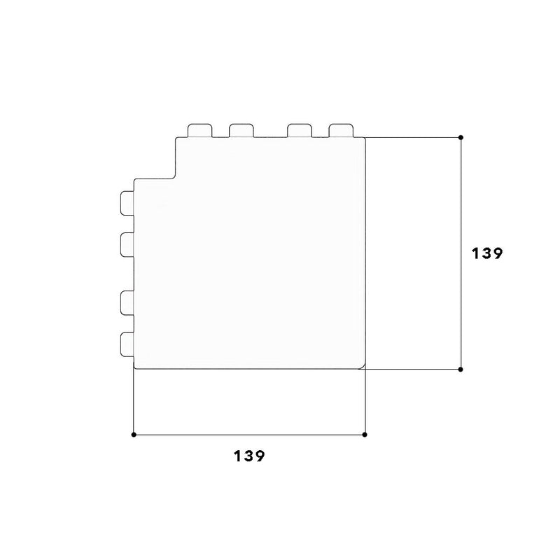 GGK - Flachwinkel für Geräteeinbaukanal FB-Flachwinkel 60x110 lgr 4464 − 2 Stück