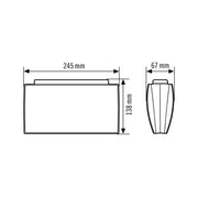 ESYLUX - Sicherheitsleuchte Notleuchte SLE/SLFEL#EN10061813 24m EKW 4W