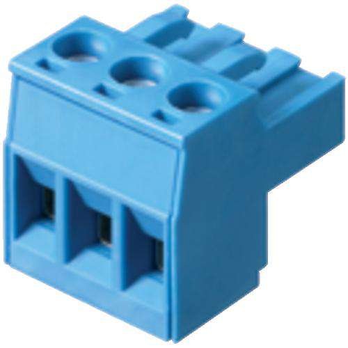 Stahl - Steuerleitungsklemme Reihenklemme 112818 blau 3 x 2,50 mm²