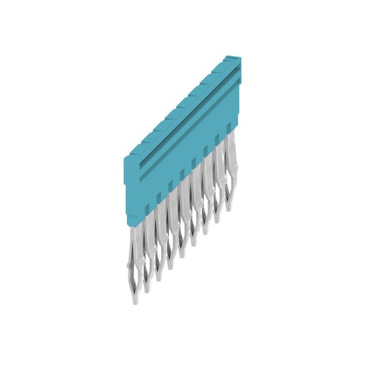 Weidmüller - Querverbinder/Brücker für Reihenklemme Querverbinder ZQV 4N/9 BL gesteckt − 20 Stück